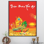 Tranh Thuận buồm xuôi gió